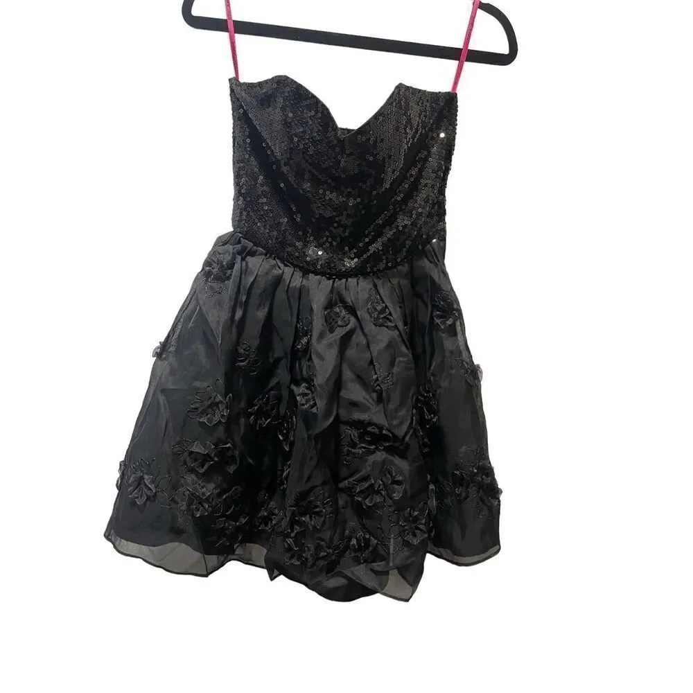 betseys tiered tulle dress black BETSEYS TIERED TULLE DRESS BLACK